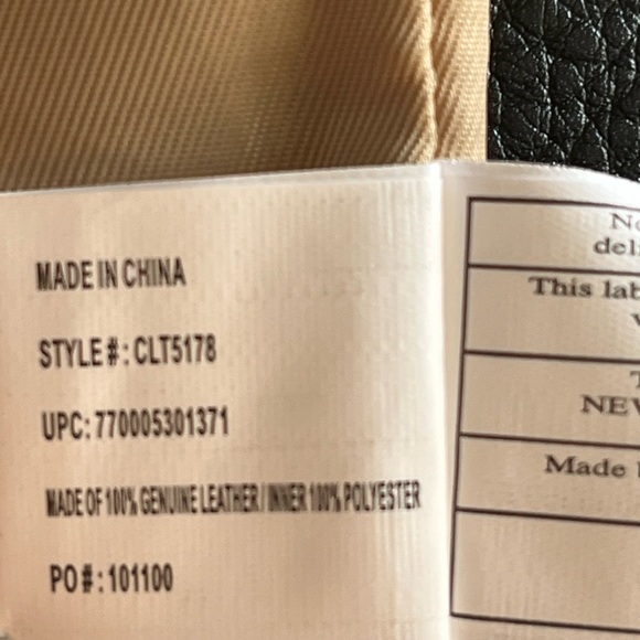 Women’s Celine Dion Black Leather Shoulder Purse Crossbody Purse Evening Clutch - Picture 13 of 14